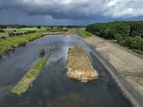Dortmund / Castrop-Rauxel, North Rhine-Westphalia, Germany, river renaturalisation, renaturation of