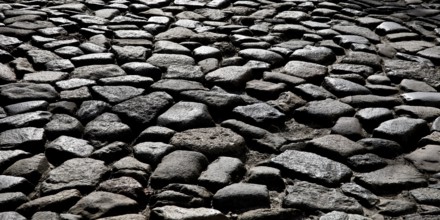 Cobblestones, Old Town, Wernigerode, Harz Mountains, Saxony-Anhalt, Germany, Europe