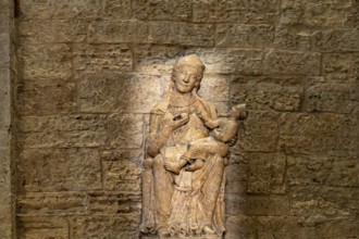 The figure of the Madonna degli annegati in Trento Cathedral or San Vigilio Cathedral, Trento,
