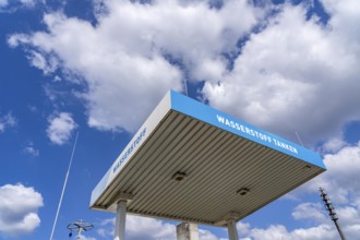 Hydrogen filling station, at the hydrogen competence centre, in Herten, North Rhine-Westphalia,