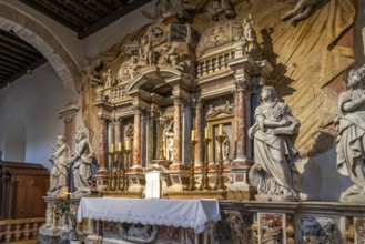 Altar of the Cathedral of St Anastasia in Zadar, Croatia, Europe