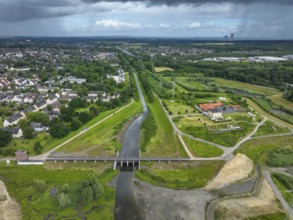 Dortmund / Castrop-Rauxel, North Rhine-Westphalia, Germany, river renaturalisation, renaturation of