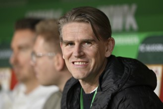 Sports Director Christoph Freund FC Bayern Munich FCB Portrait smiles WWK Arena, Augsburg, Bavaria,