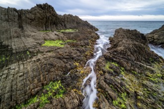 Rocky coast, Cabo de Gata-Nijar Natural Park, Almeria, Andalusia, Spain, Europe
