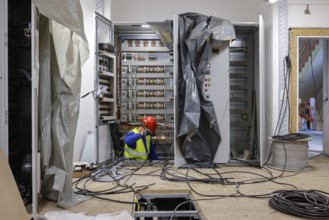 28.10.2020, Oberhausen, Ruhr area, North Rhine-Westphalia, Germany - Switchgear, electrical