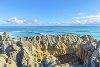 Pancake Rocks, Punakaiki, South Island, New Zealand, Oceania