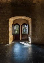 Interior design, Royal Palace Alumdaina, Palma de Majorca, Spain, Europe