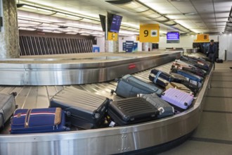 Denver, Colorado - A baggage claim carousel at Denver International Airport