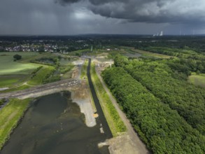 Dortmund / Castrop-Rauxel, North Rhine-Westphalia, Germany, river renaturalisation, renaturation of