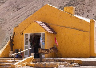 Souvenir Artisan Shop near Puente Del Inca Bridge in Mendoza Andes Tour to Aconcagua Alta Montana
