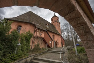 Baroque St Vitus Church, built in 1464, Altenthann. Middle Franconia, Bavaria, Germany, Europe