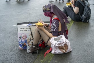 Gamescom, the world's largest trade fair for video and computer games, game character actors,
