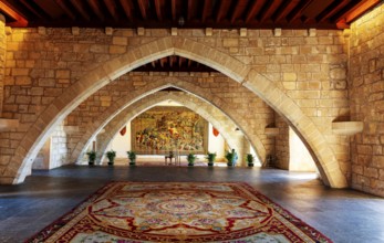 Interior design, Royal Palace Alumdaina, Palma de Majorca, Spain, Europe