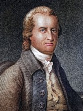 Noah Webster, 1758 to 1843, American lexicographer, author and editor Nineteenth-century engraving