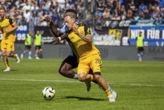 Football 3rd division, season 2024/25, matchday 37: Waldhof Mannheim vs Dynamo Dresden***On the