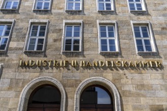Building, facade of the Wuppertal Chamber of Industry and Commerce, North Rhine-Westphalia,