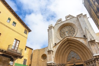 Tarragona cathedral, a magnificent blend of romanesque and gothic architecture, dominates the