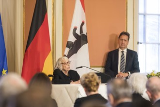 Margot Friedländer, Holocaust survivor and honorary citizen of the city of Berlin, at a reading as