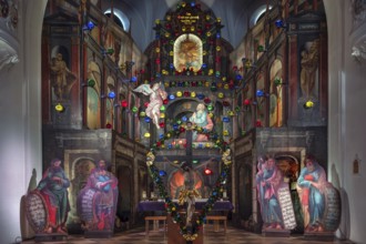 Holy Sepulchre created around 1800, St Michael's Parish Church, Kirchstr. 15, Aschau, Chiemgau,