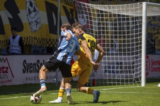 Football 3rd division, season 2024/25, matchday 37: Waldhof Mannheim vs Dynamo Dresden***On the
