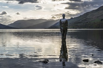 The Mirror Man, Loch Earn, St Fillans, Perth and Kinross, Scotland, United Kingdom, Europe