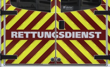 Presentation of new design, design language of the Stuttgart fire brigade, professional fire