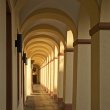 Lower Castle, arcade in the main building, Siegen, North Rhine-Westphalia, Germany, Europe