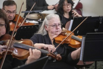 Livonia, Michigan - The Livonia Symphony Ensemble played a free concert at Laurel Park Place, a