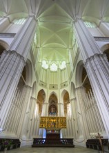 Interior photo, St Mary's Church in the old town of Stralsund, Mecklenburg-Western Pomerania,