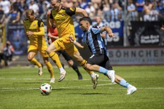 Football 3rd division, 2024/25 season, matchday 37: Waldhof Mannheim v Dynamo Dresden***Dynamic