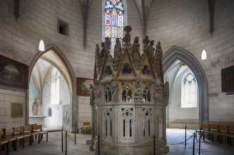 Interior view, Holy Sepulchre of the Mauritius Chapel, Mauritius Rotunda or Chapel of the Holy