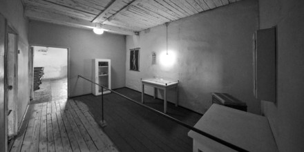 In the crematorium of the camp, former beech forest concentration camp, today a concentration camp