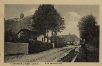 Historical postcard, picture postcard, Baltic resort Zingst, Mecklenburg-Vorpommern, Germany,