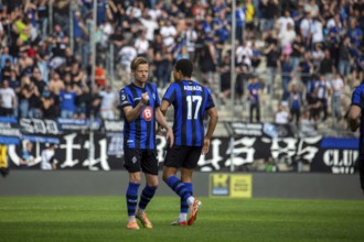 06.04.2024, Football 3rd division, Season 2023/24, Matchday 32: Waldhof Mannheim vs SpVgg