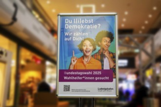 The city of Ludwigshafen am Rhein is looking for election workers for the 2025 Bundestag election