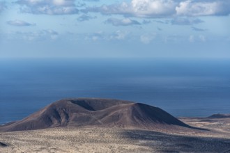 Volcanic mountains on Lanzarote