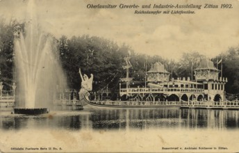 Historical postcard, picture postcard, Zittau, Saxony, Germany, digitally enhanced reproduction of