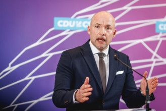 Alexander Hoffmann, Deputy First Parliamentary Secretary of the CSU in the Bundestag, at press