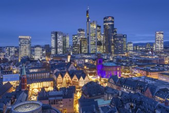 St Paul's Church in Frankfurt am Main will be illuminated in blue in the middle of the Christmas