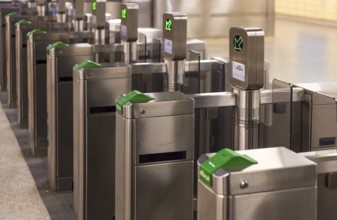 Toronto TTC Metrolinx Presto machines. Contactless smart card technology in public transportation
