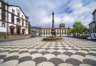 Town Hall and fountain at Praca do Municipio, Church of São João Evangelista, Igreja do Colégio,