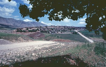 Kurdish village Karadut, Southeast Anatolia, Turkey, May 1987, vintage, retro, old, historical,
