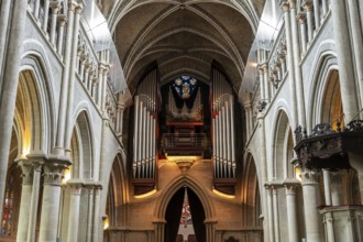 Notre-Dame Cathedral, former episcopal church of the diocese of Lausanne, today the main reformed