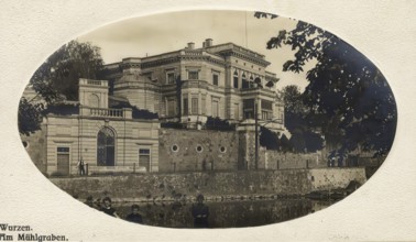 Historical postcard, picture postcard, Wurzen, Saxony, Germany, digitally enhanced reproduction of