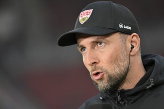 Coach Sebastian Hoeneß VfB Stuttgart Portrait MHPArena, MHP Arena Stuttgart, Baden-Württemberg,