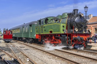 1949 steam locomotive Tom at Stoomtrein Maldegem-Eeklo, SME, heritage railway association at former