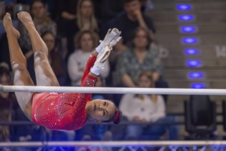 EnBW DTB-Pokal Stuttgart 2025, Mixed Cup***Simone Rose USA on uneven bars
