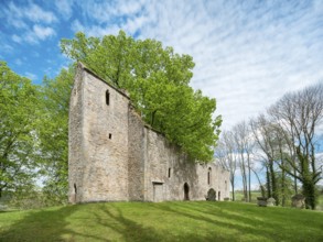 Ruins of the Gothic church of the dead in Abterode, Bad Sooden-Allendorf, Hessisches Bergland,