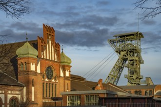 The disused coal mine and museum Zeche Zollern in Dortmund, part of the Route of Industrial