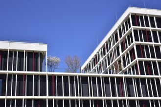 Building of the Medical Faculty of the University of Augsburg, Bavaria, Germany, Europe